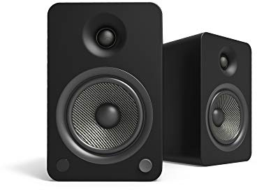 Kanto YU6MB Bluetooth Powered Speakers - 200 Watts - Phono Preamp (Matte Black)
