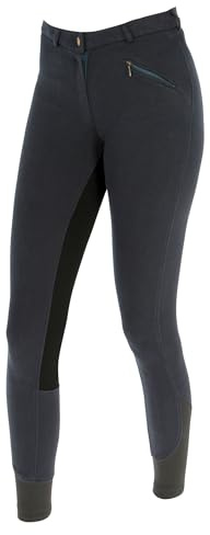 PFIFF - Economic, Pantaloni da equitazione da donna, Blu (blu), 36