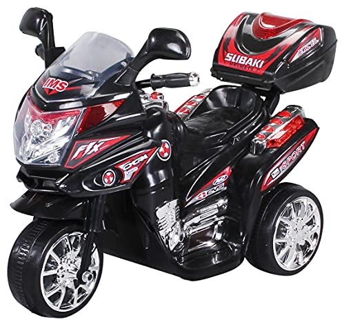 Actionbikes Motors Kinder Elektroauto C051 | Kinderauto elektrisch - Elektrofahrzeuge - Elektro Roller - Spielzeugauto - Kindermotorrad - Motorrad - Elektro Auto - Kinderroller ab 3 Jahre (Schwarz)