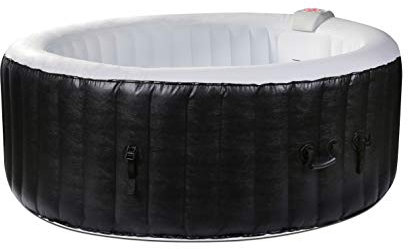 Ospazia - Spa Gonfiabile 4 posti, Diametro 185 cm, Filtro e telone Inclusi