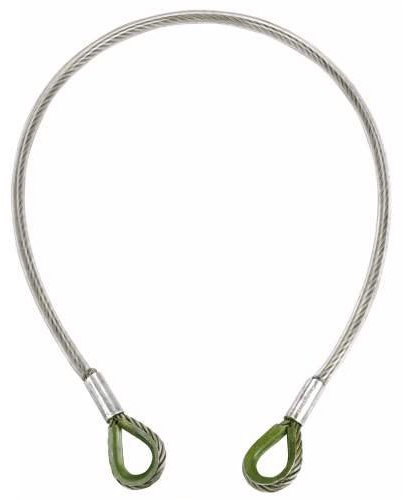 Anschlagseil/Steel 1T WLL 10mm x 1m mit Kausche