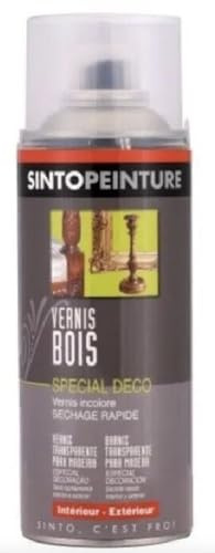 Aerosol Vernis Bois Mat incolore 400ml - SINTOPEINTURE 925515S