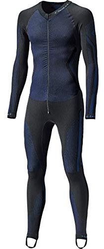 Held Motorrad-Unteranzug, Kombi-Unteranzug Race Skin II Unteranzug 1-TLG. schwarz/blau S, Herren, Sportler, Ganzjährig, Textil