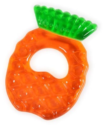 Beißring Ananas T1181, Kühlbeißring als Zahnungshilfe ab 3 Monate massiert