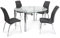 MerkaHome - Mesa de Comedor Extensible Cristal 146x90 cm Oslo