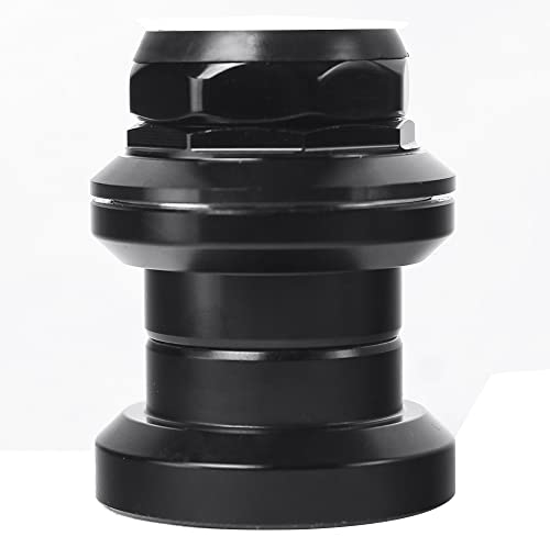 Veenewy Fahrradsteuersatz 34MM Mountainbike Rennrad SteuersäTze Gewindelose Externe SteuersäTze Abgedichtete Lager Fahrradteile Schwarz