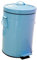 OKUMEYR Papierkorb im Büro Schritt Mülleimer Badezimmer-Mülleimer Blumenkübel Mülleimer mit Deckel kein schne kitchen bin dustbin Tragbarer Mülleimer Vielseitiger Mülleimer Eisen Sky-blue