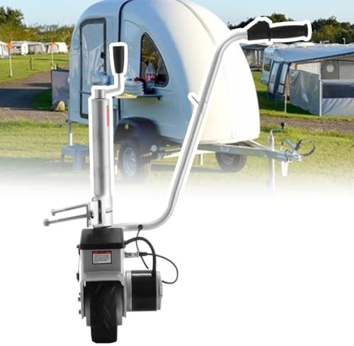 Carro eléctrico para remolque, capacidad de 5000 libras, gato motorizado de 12 V/350 W para una fácil maniobra de barco y remolque