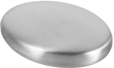 CTIRCHIU Savonnette Barre Pratique en Métal Argenté Désodorisant pour Mains en Acier Inoxydable Élimination des Odeurs Cuisine Voyage