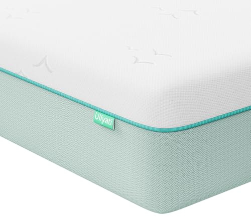 Uliyati Single Mattress Gel Memory Foam Mattress Medium Plush 90x190x18CM | Gel & Bamboo Charcoal Foam, Cool Sleep & Odor-Eliminating, Motion Isolation