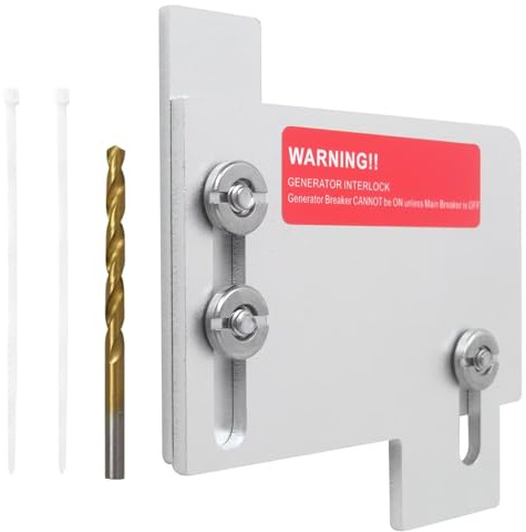 Smaeti Generator Interlock Kit Compatible for Cut-ler Hammer Type CH 150 & 200 Amp Panel, for Tan Generator Breaker