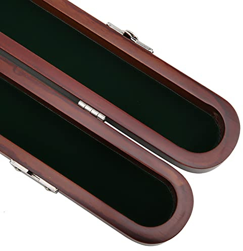 Diyeeni Red Sandalwood Baton Box for Conductor High-End Musical Commander Baton Storage Case Resistant Durable Leather-Like Finish