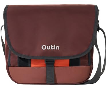 OutIn Flex Borsa a Tracolla Messenger, Borsa da Viaggio in Nylon per Donna e Uomo, Compatibile Mino, Nano e Fino