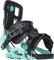 Flow Men's Fuse Fusion Durable ActiveStrap Mid-Flex Snowboard-Bindung auf Nylonbasis, BlackAqua, M
