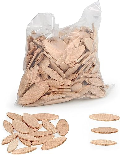 Evotrade Lamelle Tasselli Piatti in Legno 00/10/20/30 per Giunzione Mobili Kit 50 o 100 Pezzi (EL30 x 50pz)