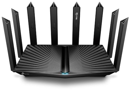 TP-Link - Archer AXE7800 Tri-Band Wi-Fi 6E Router - Black (Renewed)