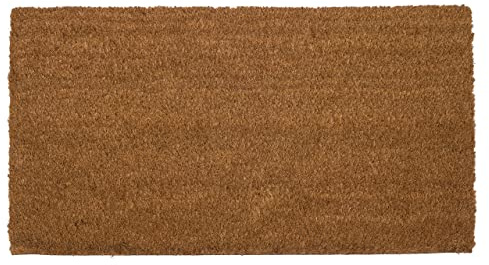 BIANCHERIAWEB Zerbino in Cocco Naturale Tappeto Ingresso 50x100 cm Antiscivolo e Resistente – Ideale Casa, Balcone e Giardino Pulizia Facile