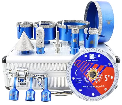 Punte Diamantate frese diamantate - 6/6/8/20/35/50/68/100/125mm tazze per piastrelle, 20mm Fresa,50mm Punte Smusso,125mm Disco,per Porcellana Piastrelle Ceramica Marmo Granito