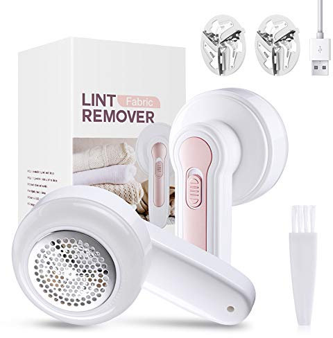 Rasoio Anti Buccia, Levapelucchi Elettrico Ricaricabile USB, Togli Pelucchi Maglioni, Lint Remover Spazzola, Pillola del Rasoio Rimuove Lint Fuzz Rimozione Lana Tessuti Lanugine Vestiti Divano
