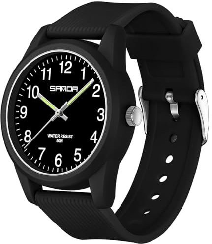 VOSO Waterproof Analog Kids Watches for Boys & Girls Ages 3-12 | 50M Durable Learning Time Watch with Easy-Read Dial | Perfect Birthday, Christmas & Children's Day Gift