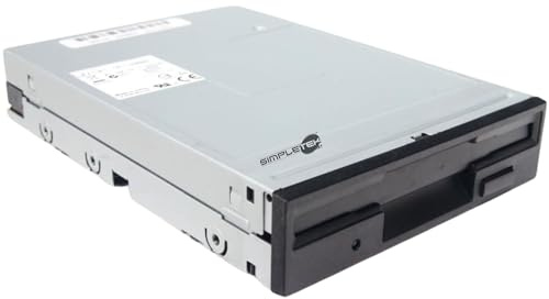 SIMPLETEK - Floppy Disk 3,5 Intern 3.5 1.44MB - Schwarz | FDD Standard für Desktop-Computer | JU-256A198PCR (Generalüberholt)