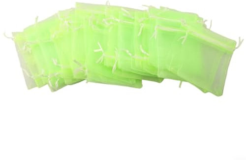 Juego de 100 bolsas de red para árboles frutales, malla suave para protección de aves y cuidado de plantas (M)