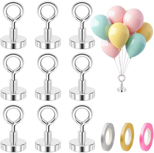 Cossaot 10 Piezas Pesos para Globos, Reutilizable Peso para Globos de Helio