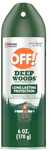 OFF! Deep Woods Insect Repellent Aerosol, Bug Spray with Long Lasting Protection from Mosquitoes, 6 oz (Pack of 12)