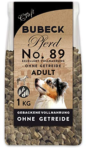 Bubeck - Cibo secco senza cereali, con carne di cavallo, alimentazione completa senza zucchero