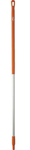 Vikan 29377 59 Aluminum Handle with Threaded Tip, 1-7/32 Diameter, Orange