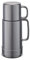 ROTPUNKT Isolierflasche 0,25 L mit integriertem Becher - Hochwertige Isolierkanne Made in Germany I Bis zu 24 h heiß & 36 h kalt (Andreas 80, Silverlight)
