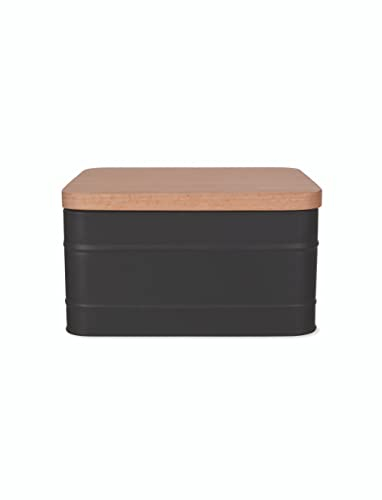 Garden Trading Borough Cake Tin Crafted in Beech & Steel | H11 X W20 X D20cm