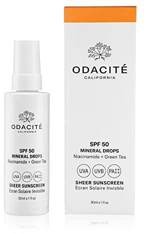 Odacite SPF 50 Mineral Drops Sheer Sunscreen, 30ml