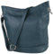 Toscanto Damen Schultertasche Shopper Leder Tasche türkis OTT159ST Leder Schultertasche
