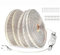 FOLGEMIR 30m LED Band mit Schalter - Kalt Weiß, 220V 230V Beleuchtung, 60 Leds/m Strip, IP65 wasserdicht Lichtschlauch (Kalt Weiß, 30m)