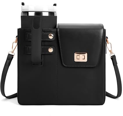 GSenhui Stanley Cup Bag Purse Water Bottle Holder with Strap Outdoor Portable Crossbody Bag for Stanley Cup