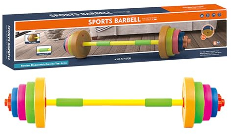 Juego De Mancuernas Para Niños: Minijuguetes Con Pesas Ajustables, Equipo De Gimnasio Para Niños, Herramienta De Entrenamiento Físico Segura | Divertido Kit De Ejercicios De Fuerza Para Niños-Y Niñas,
