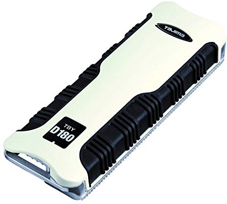 Tajima - Escofina de paneles de yeso - Herramienta de 7 pulgadas de combinación con dientes bidireccionales y recogida de polvo en el mango - TBYD-180