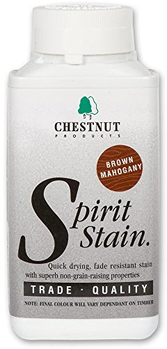 CHESTNUT PRODUCTS SSBM250 Wood Spirit Stain Brown Mahogany, 250ml