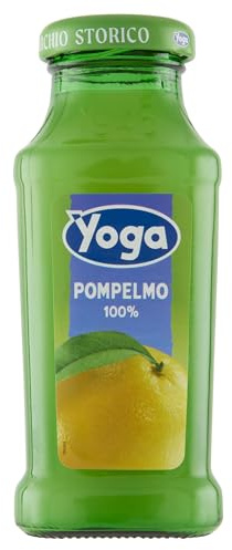 Succo di Frutta Yoga Pompelmo 100% cl.20 da 24 Bottiglie da ml.200