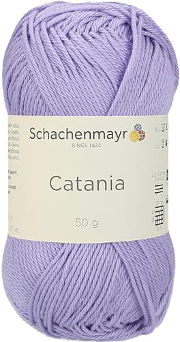 Schachenmayr Catania 9801210-00422 lavendel Handstrickgarn, Häkelgarn, Baumwolle