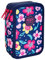 COOLPACK XXL Federtasche, Federmäppchen für Mädchen, Federmappe Federmäppchen groß 44-teilig mit Aufnäher gefüllte Schüleretui 3-stöckig Motiv: Blumen, Margaret, (E67599)