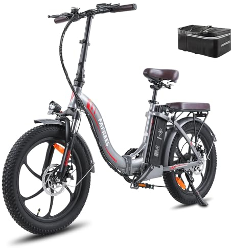Fafrees F20 Pro E Bike Klappbar 20 Zoll, Ebike Klapprad Elektrofahrrad 36V 18AH Akku, Trekking Reichweite bis zu 70-150km, 250W Fatbike, 25km/h City E Bike Herren Damen