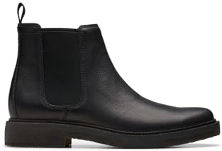 Clarks Clarkdale Easy Mens Black Leather, 7.5