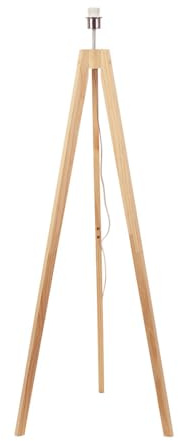ValueLights | Natural Wood Tripod Floor Lamp Base Free Standing Living Room Light | Floor Lamps, Home Décor & Improvement Essential