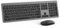 seenda Ensemble Clavier et Souris sans Fil, Clavier Ultra Fin Full Size, Clavier Silencieux avec Protection en Silicone pour PC/Ordinateur Portable/Smart TV, Disposition AZERTY, Gris