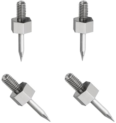 Thread Moisture Meter PIN3 Replacement Pins,for General Tools MMD4E, RHMG650 and RHMG700DL Moisture Meter Accesorries (4 Pieces)