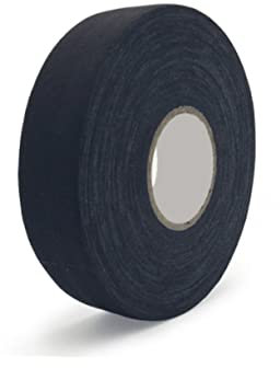 Milisten 2 Stück Hockeyschlägerband aus Baumwolle tapeband kleberband kletband Hockey Equipment Tear-Resistant Tape Eishockey Zubehör Schwarz Verpackung für Hockeyschläger Klebeband Black