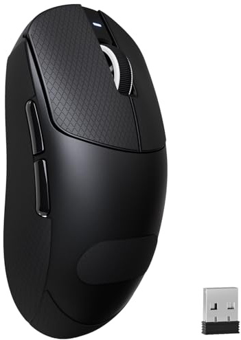 MAMBASNAKE ATTACK SHARK X8PLUS Wireless Gaming Mouse, PixArt PAW3395PRO Sensor, 40000DPI, BT/2.4G Wireless/Wired, 55g Superlight Mouse with Grip Tape, 200Hrs Battery, for PC/Xbox/PS/Mac (Black)