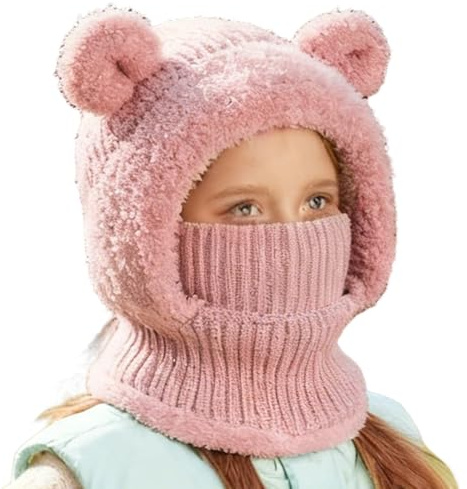 Berretto invernale – Adorabile copricapo isolato, caldo cappello da ciclismo per la stagione fredda, per bambini, ragazzi, ragazze, bambini, ragazzi, ragazzi, ragazzi, viaggi, sci, escursionismo